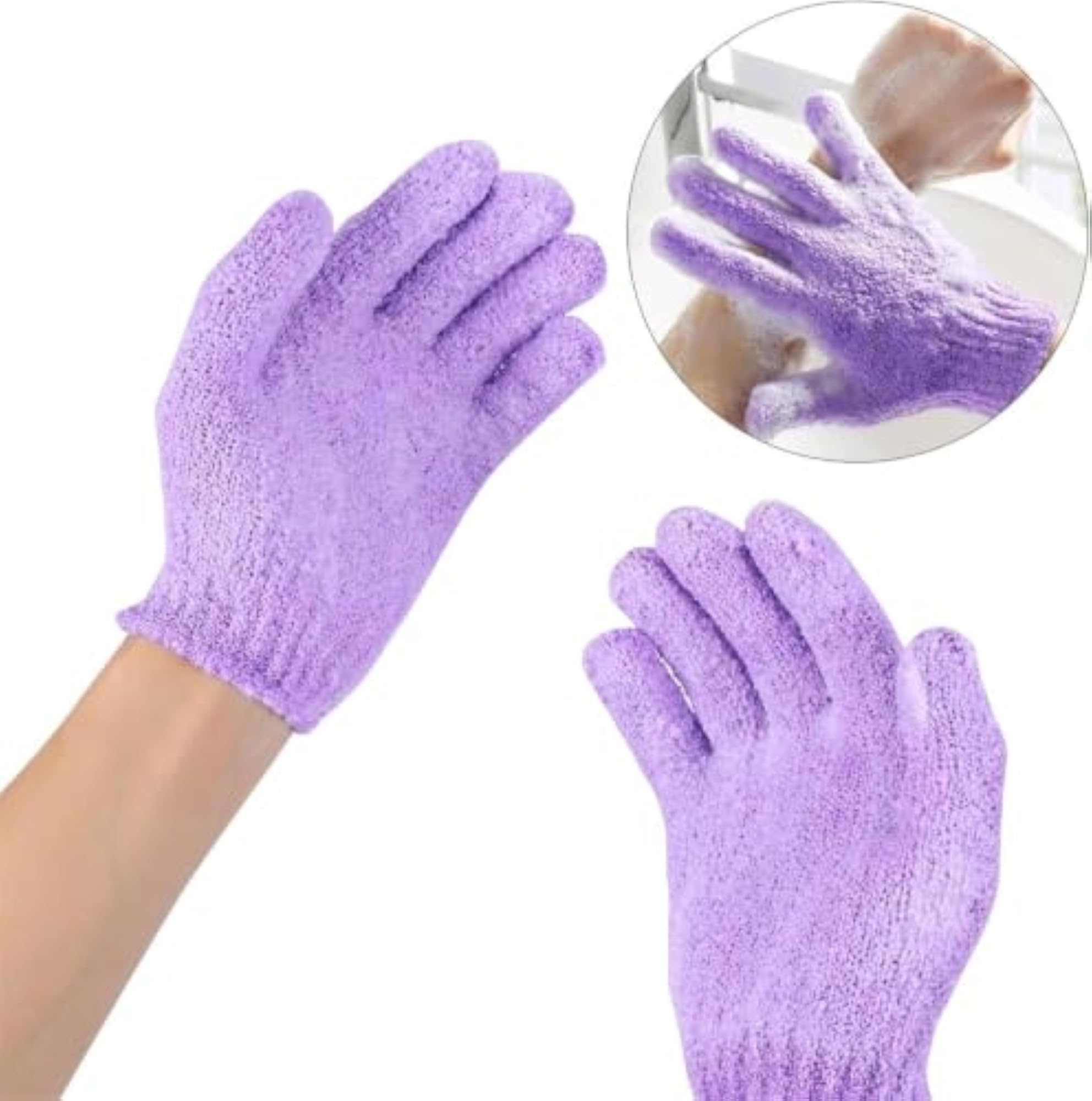 Exfoliating Bathing Hand Gloves for Women and Men